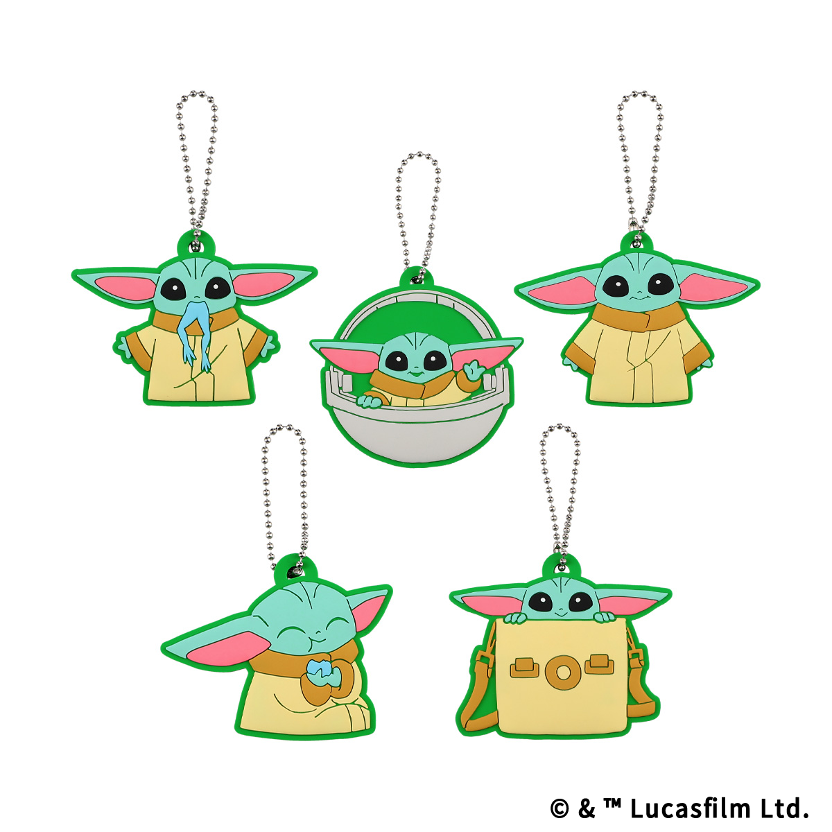 STAR WARS GROGU CUTEST IN THE GALAXY ラバーキーホルダーコレクション