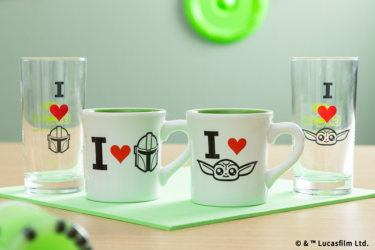 STAR WARS I LOVE GROGU マグカップ