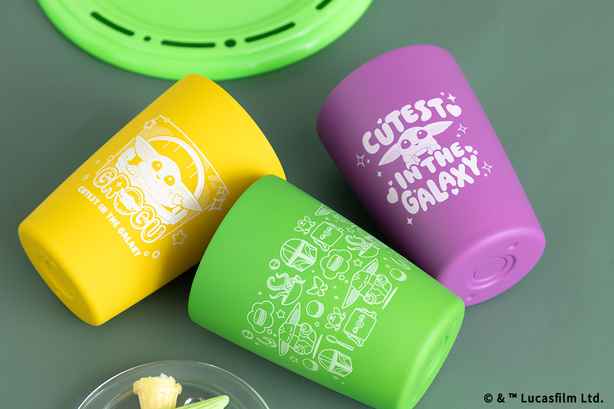 STAR WARS GROGU CUTEST IN THE GALAXY ステンレスタンブラー パープル