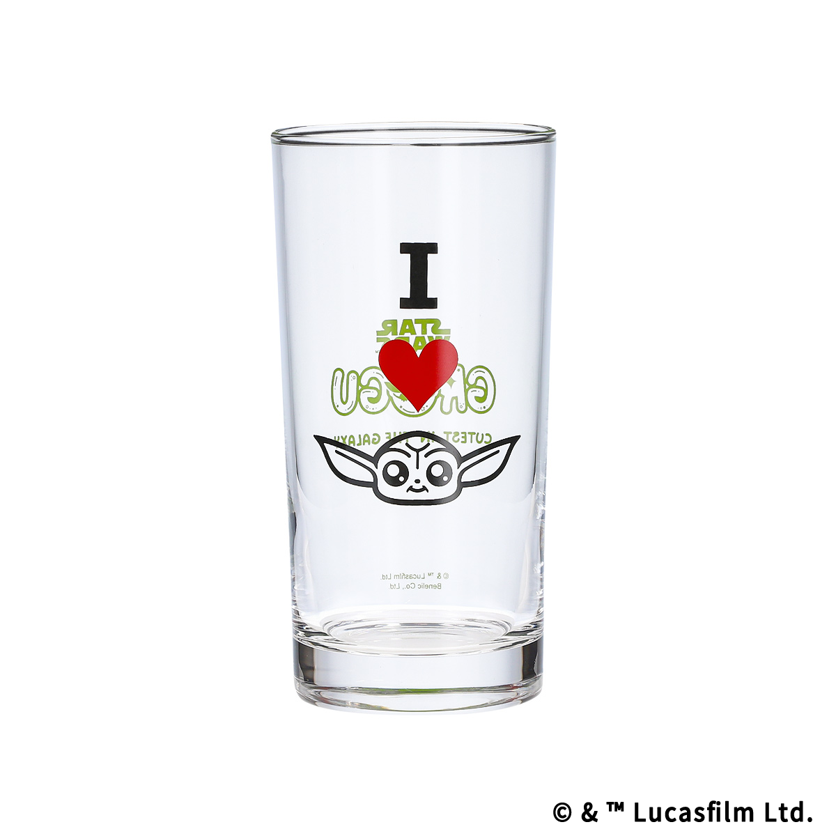 STAR WARS グラス I LOVE GROGU