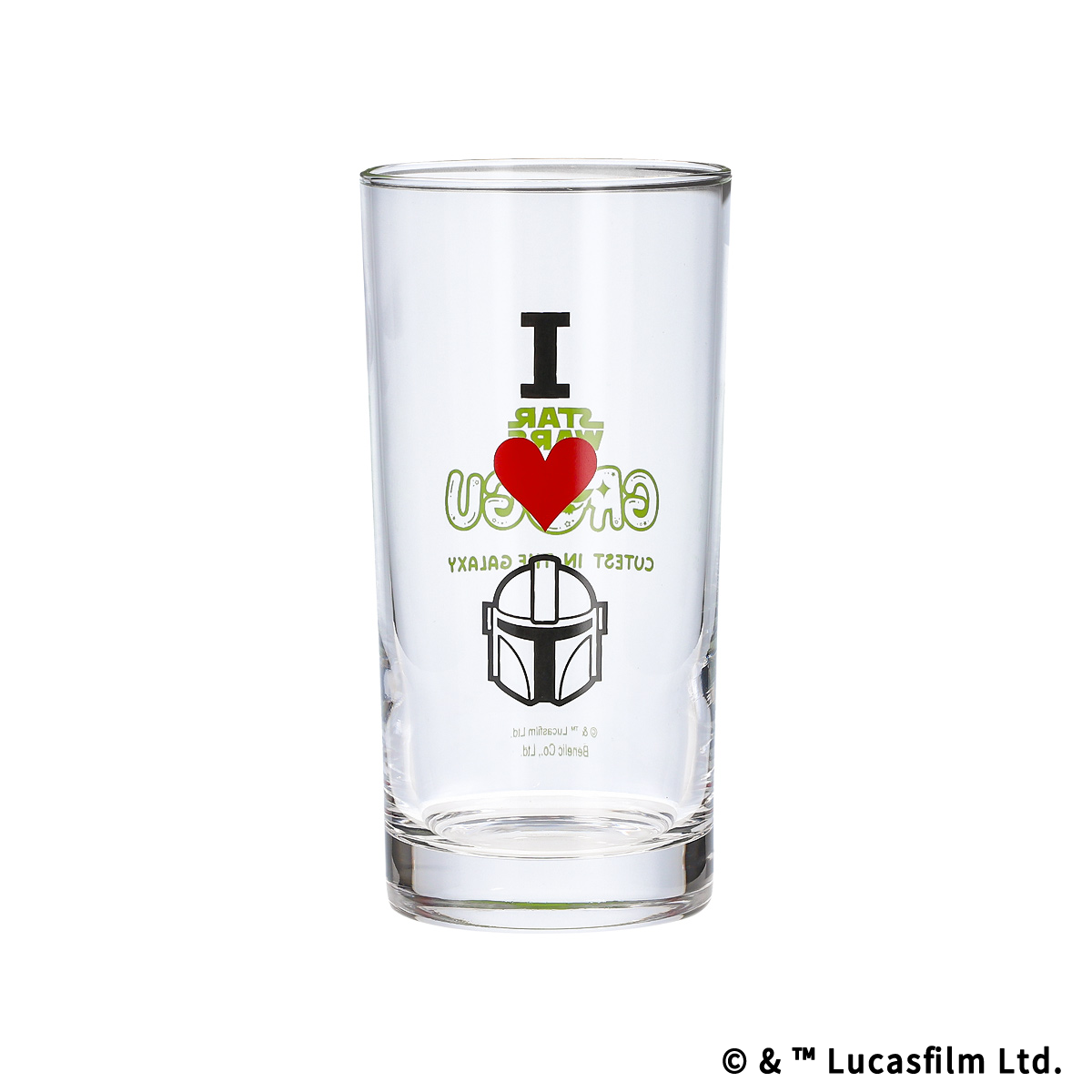 STAR WARS グラス I LOVE MANDO