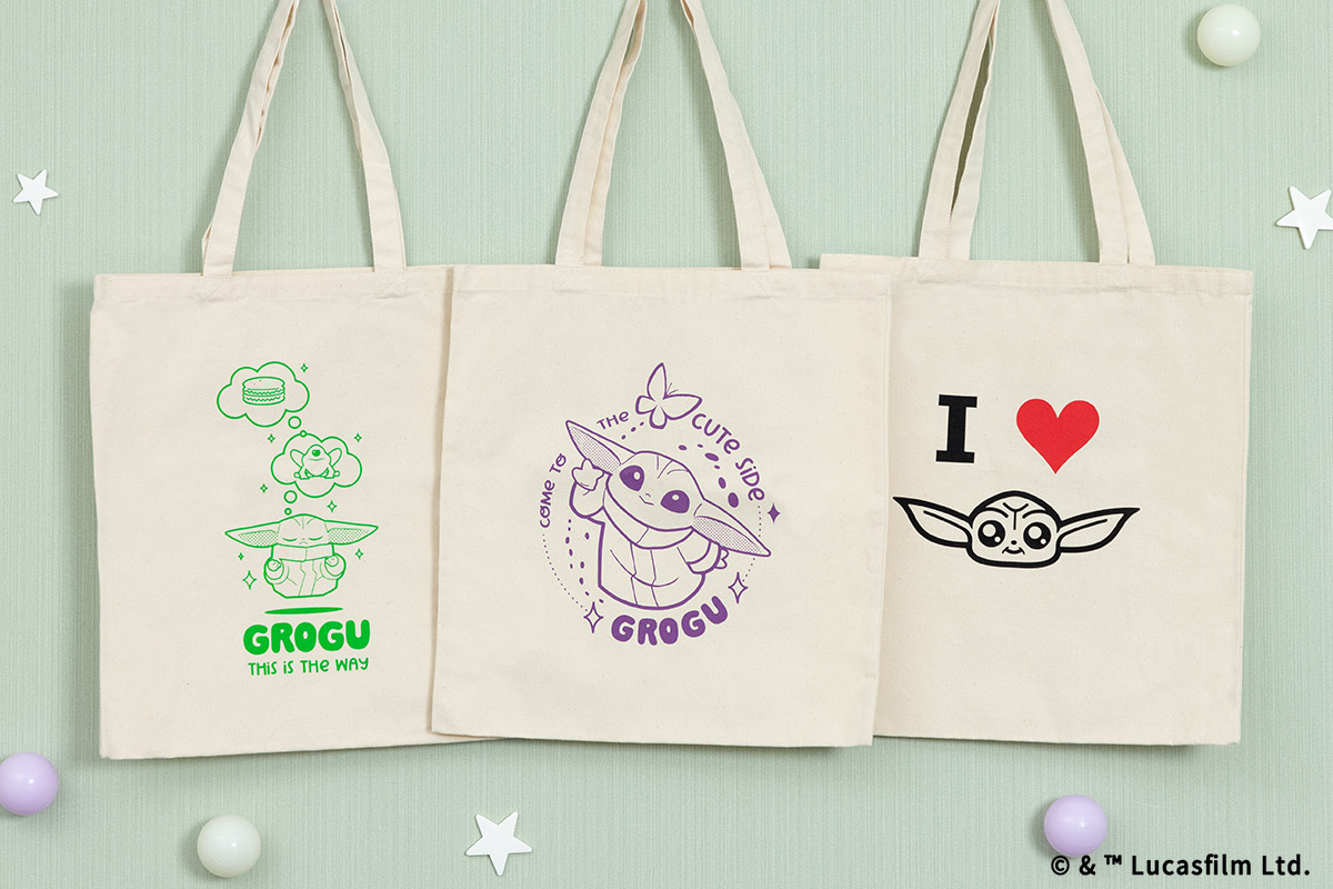 STAR WARS GROGU CUTEST IN THE GALAXY トートバッグ Cute Side
