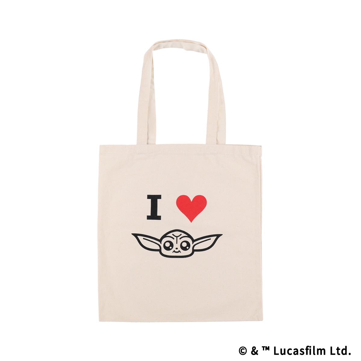 STAR WARS GROGU CUTEST IN THE GALAXY トートバッグ I LOVE グローグー