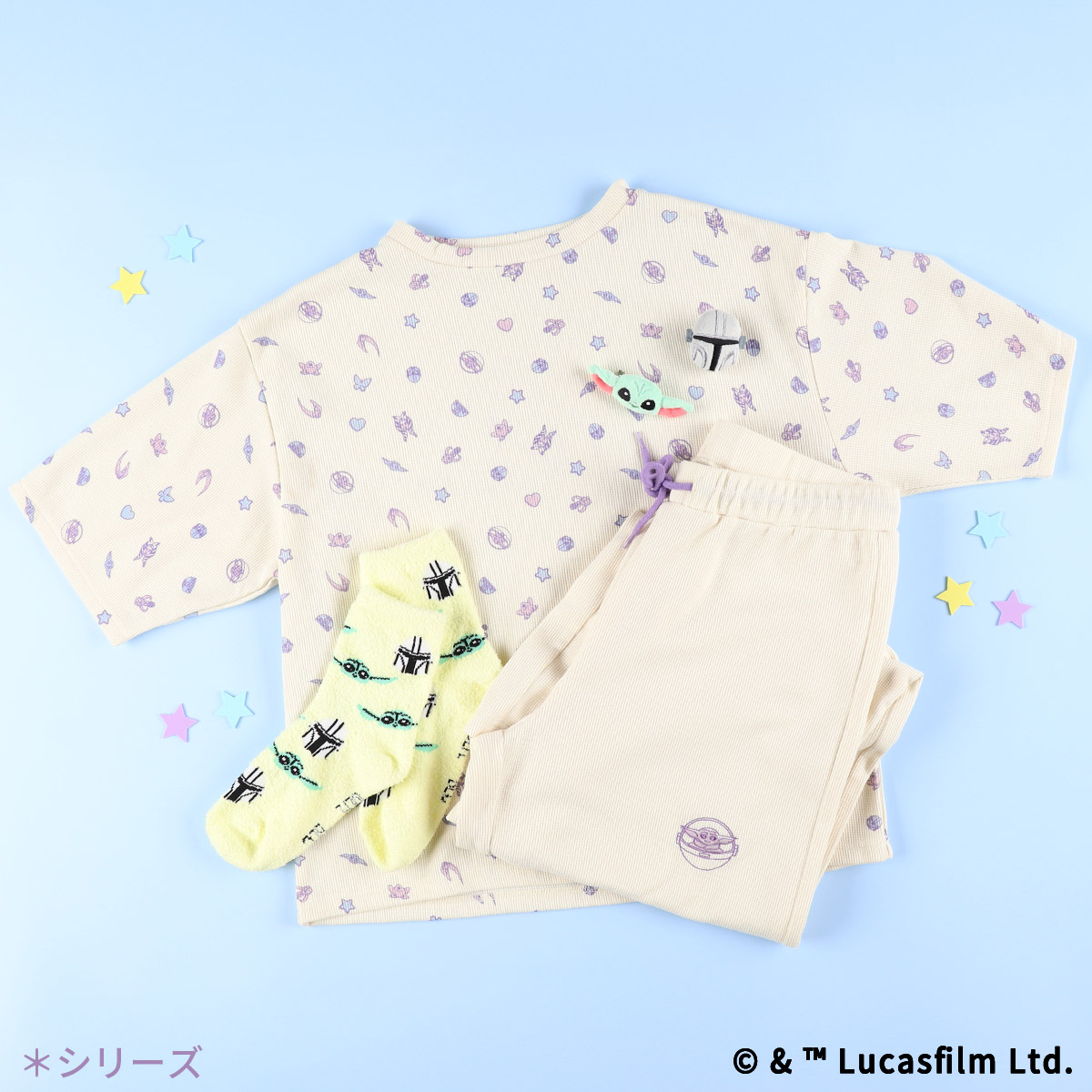 STAR WARS GROGU CUTEST IN THE GALAXY もこもこソックス