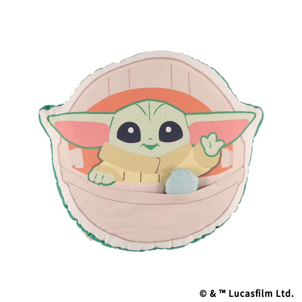 STAR WARS GROGU CUTEST IN THE GALAXY ダイカットクッション グローグー