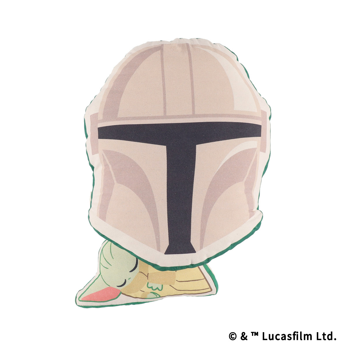 STAR WARS GROGU CUTEST IN THE GALAXY ダイカットクッション MANDO