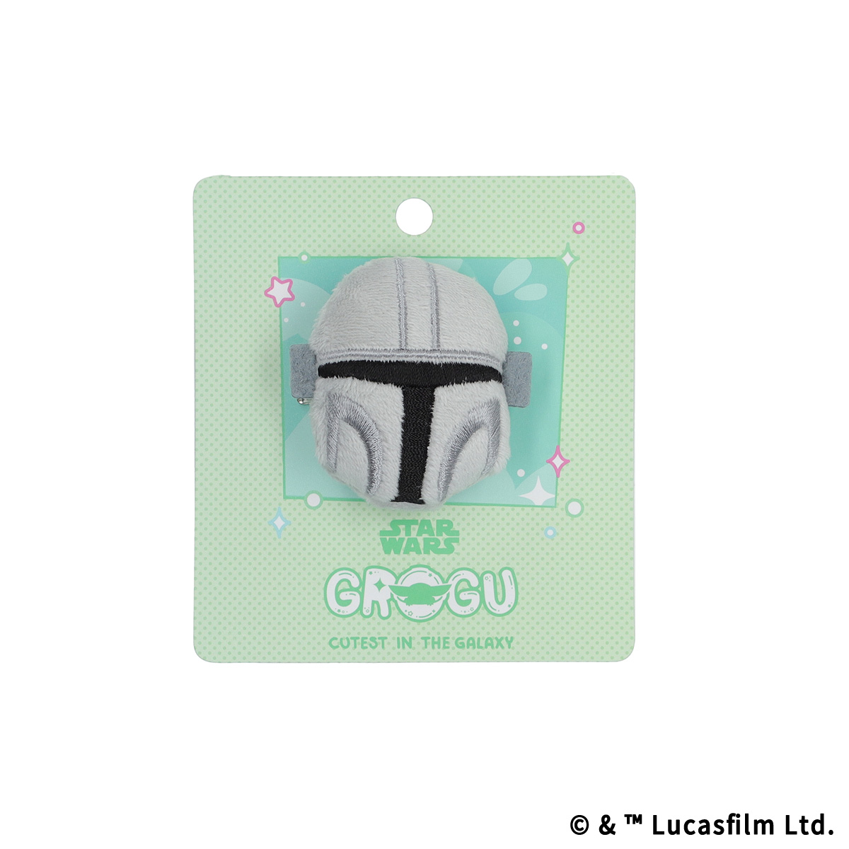 STAR WARS GROGU CUTEST IN THE GALAXY 前髪クリップ MANDO