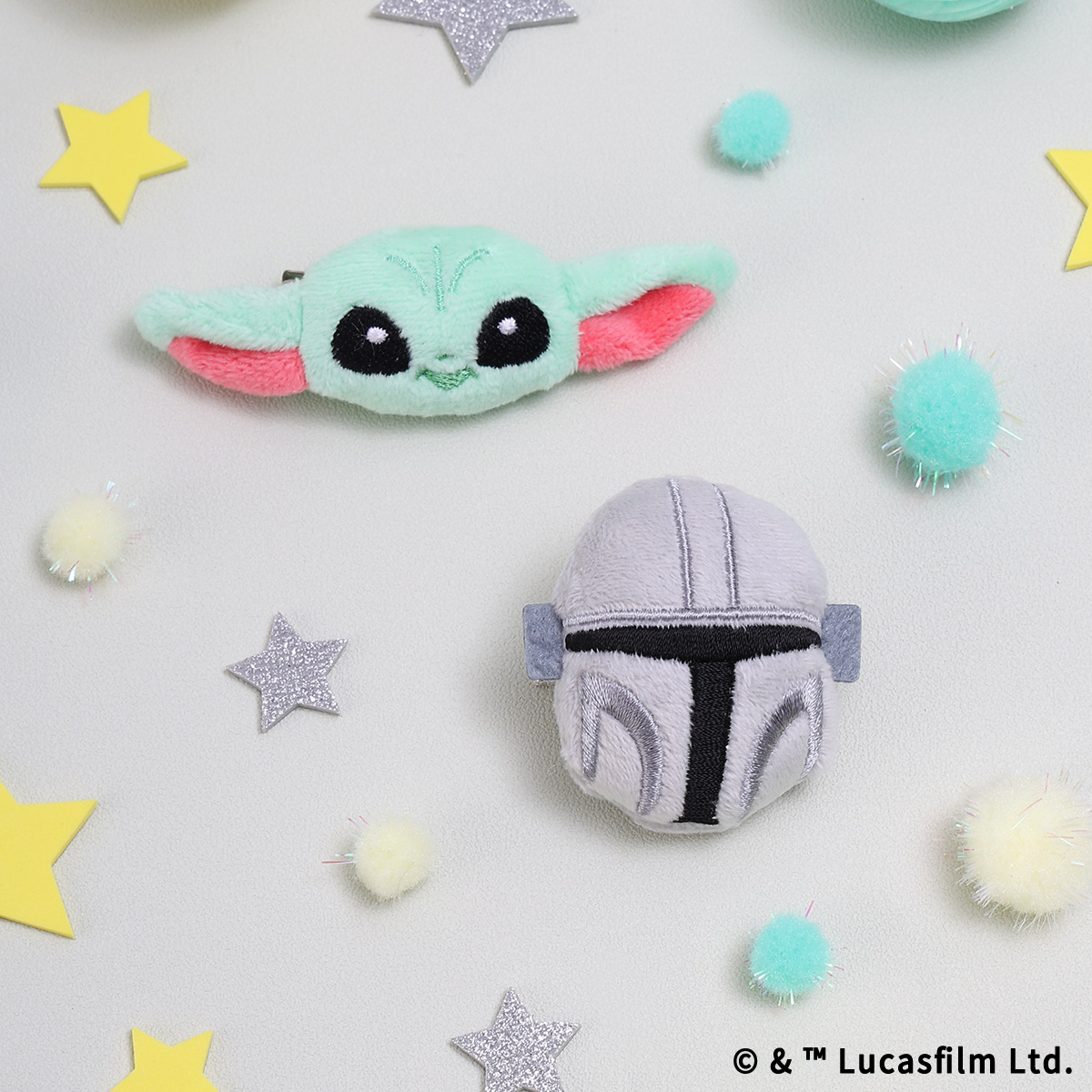 STAR WARS GROGU CUTEST IN THE GALAXY 前髪クリップ MANDO