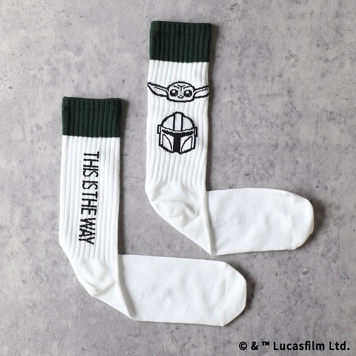 STAR WARS GROGU CUTEST IN THE GALAXY THIS IS THE WAYソックス