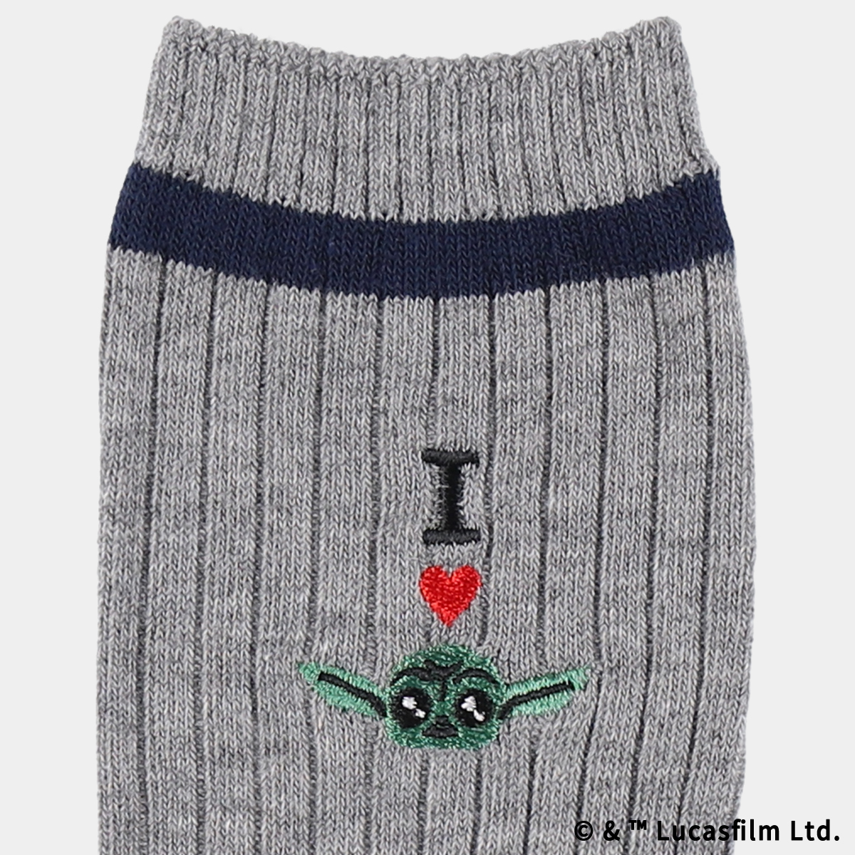 STAR WARS GROGU CUTEST IN THE GALAXY I LOVE GROGU／MANDO ソックス
