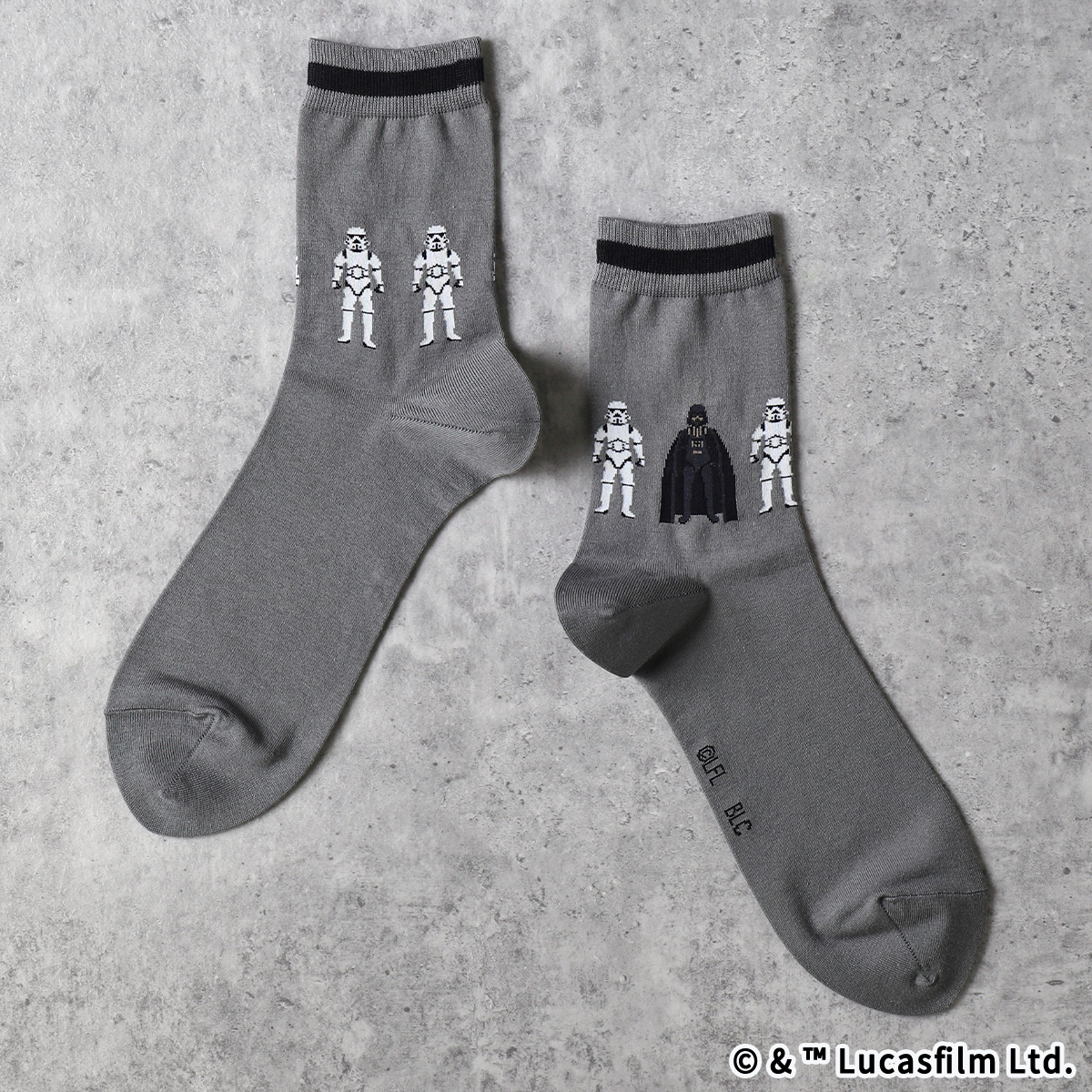 STAR WARS ベイダー&トルーパー ソックス (25～27cm)