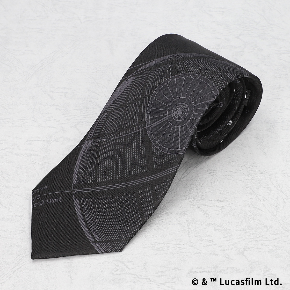 STAR WARS シルクネクタイ デス・スター