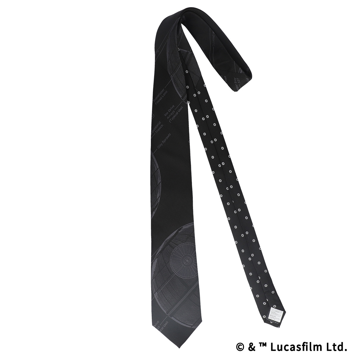 STAR WARS シルクネクタイ デス・スター