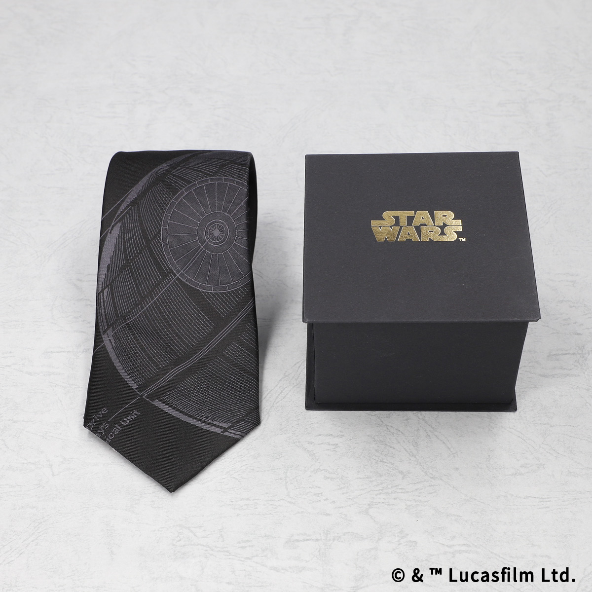 STAR WARS シルクネクタイ デス・スター