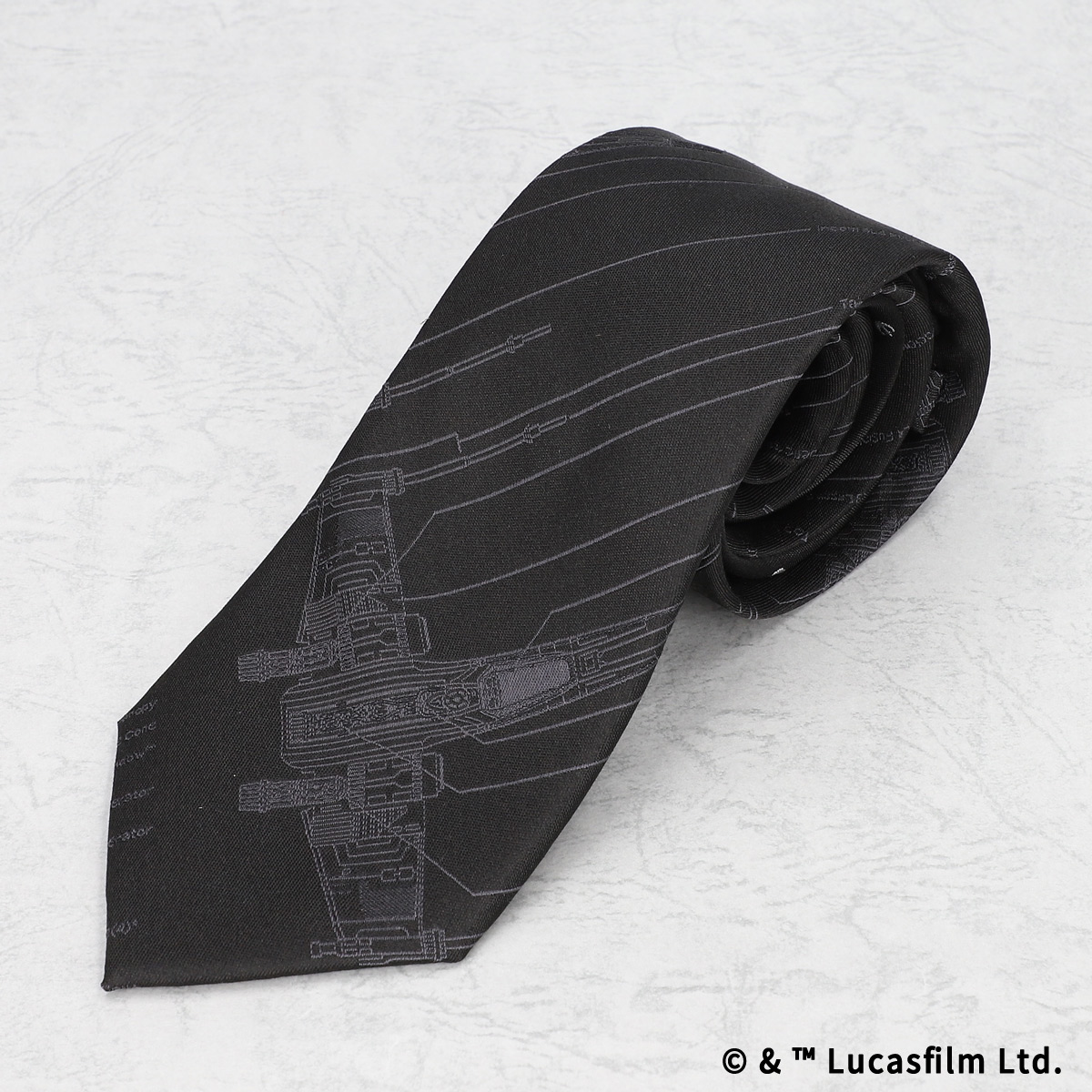 STAR WARS シルクネクタイ Xウィング