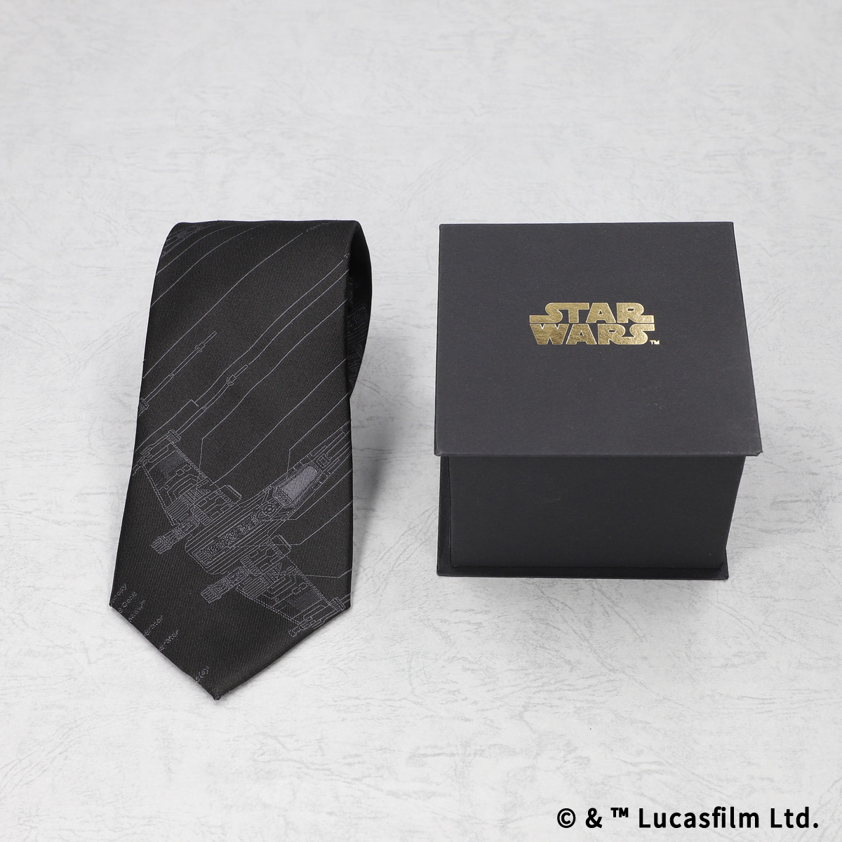 STAR WARS シルクネクタイ Xウィング