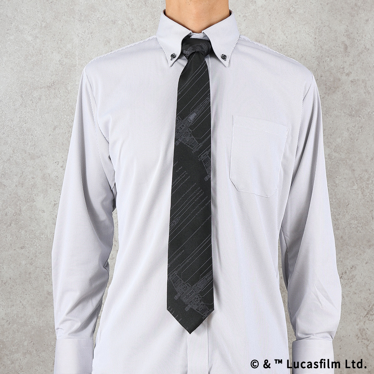 STAR WARS シルクネクタイ Xウィング