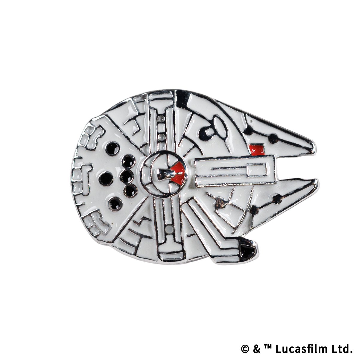 STAR WARS ぷっくりピンバッジ ミレニアム・ファルコン