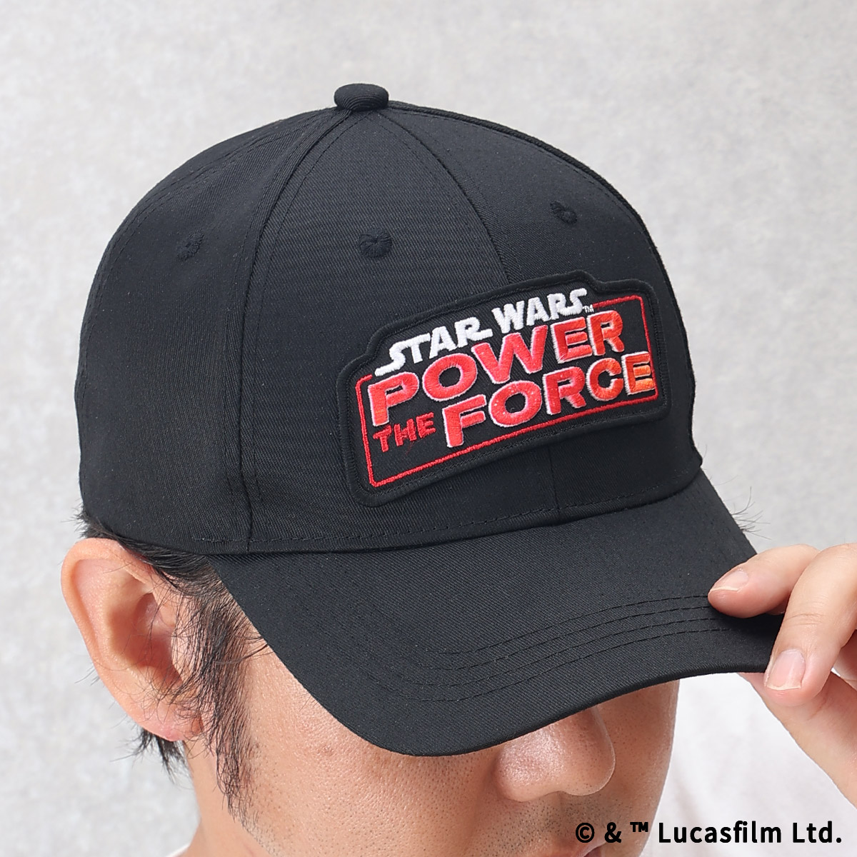 STAR WARS POWER THE FORCE ロゴキャップ／RED