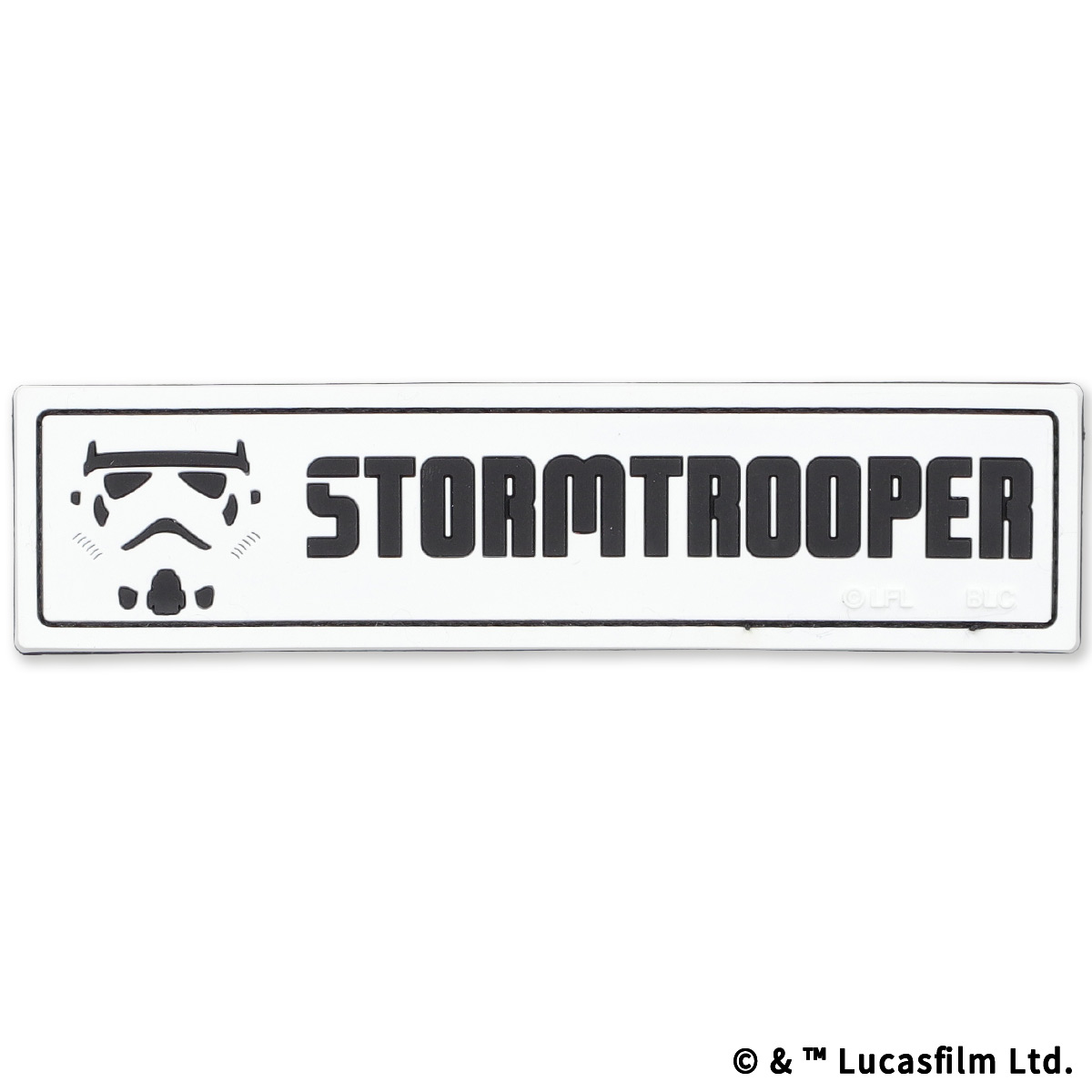 STAR WARS eLab ラバーワッペン ストームトルーパー ワイド