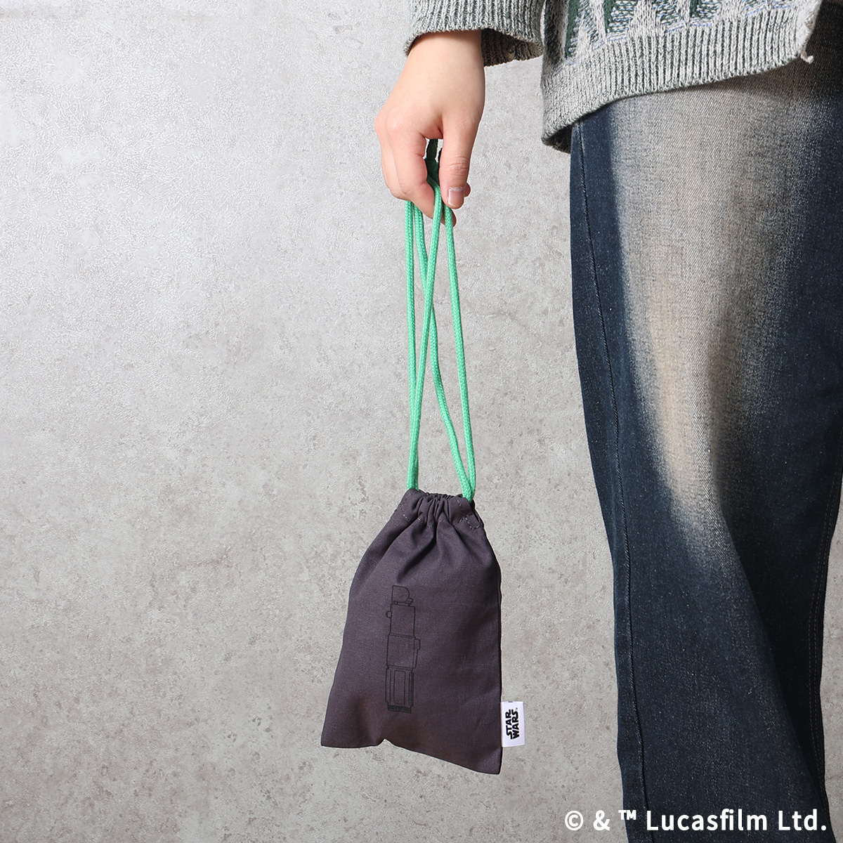 STAR WARS ライトセーバー巾着 ヨーダ