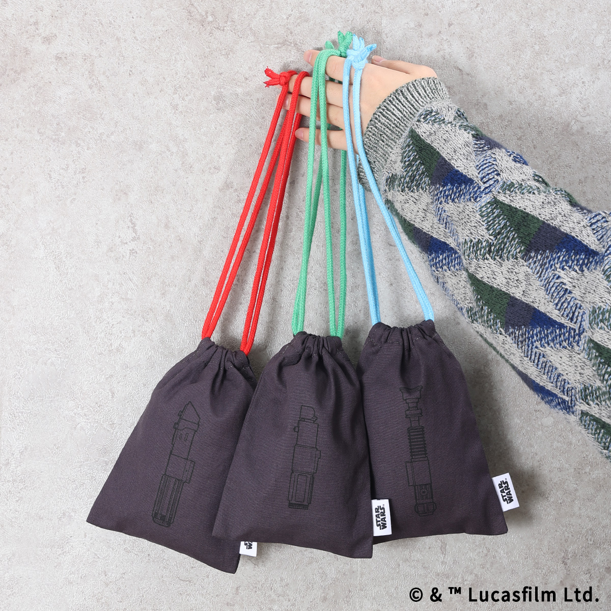 STAR WARS ライトセーバー巾着 ヨーダ