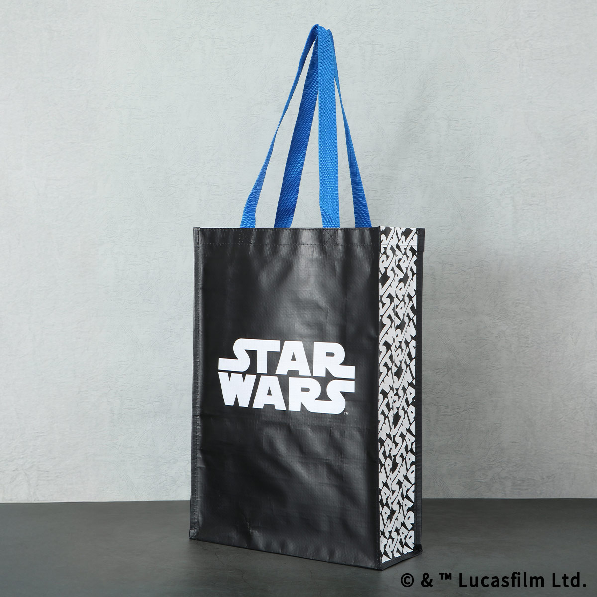 STAR WARS ロゴショッピングバッグ ブルー