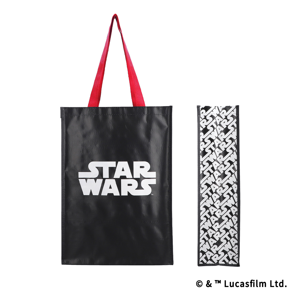STAR WARS ロゴショッピングバッグ レッド