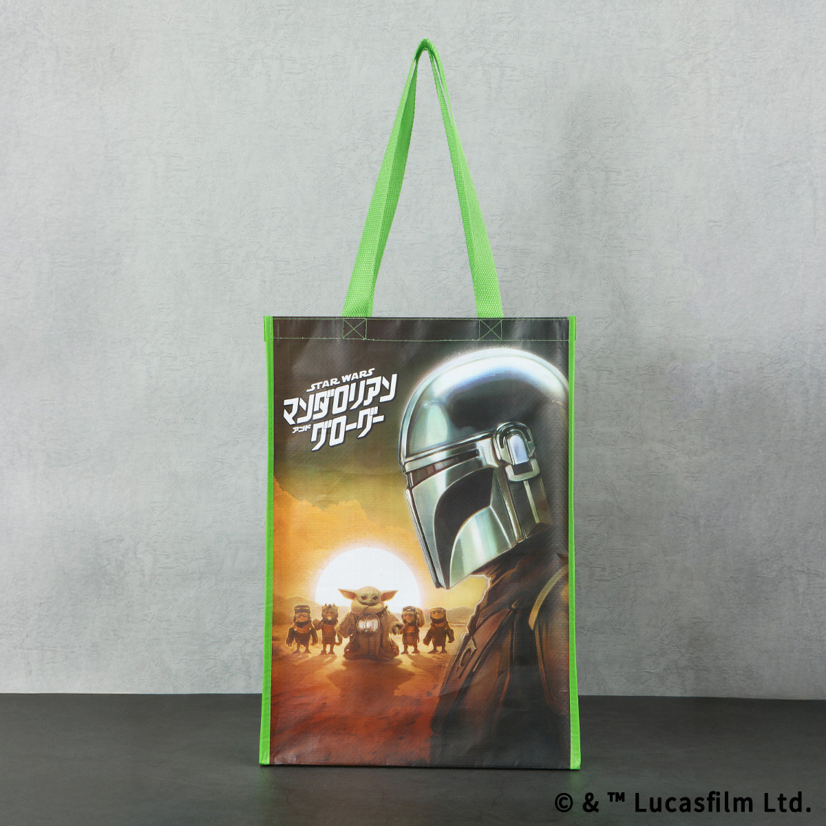 STAR WARS／マンダロリアン・アンド・グローグー ショッピングバッグ グローグー&アンゼラン