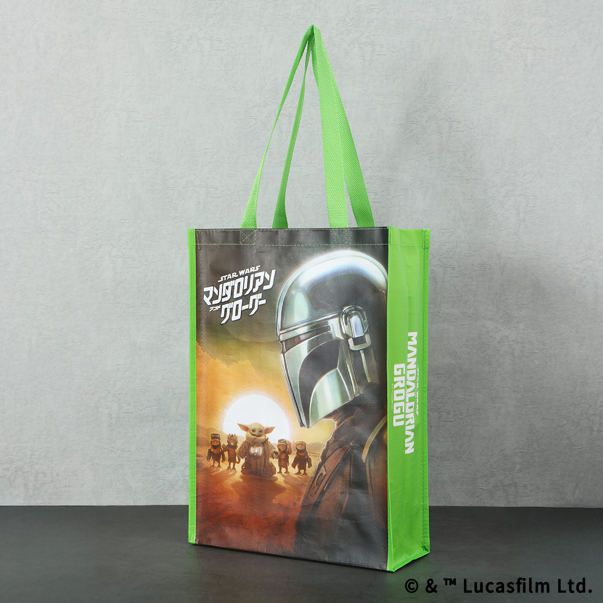 STAR WARS／マンダロリアン・アンド・グローグー ショッピングバッグ グローグー&アンゼラン