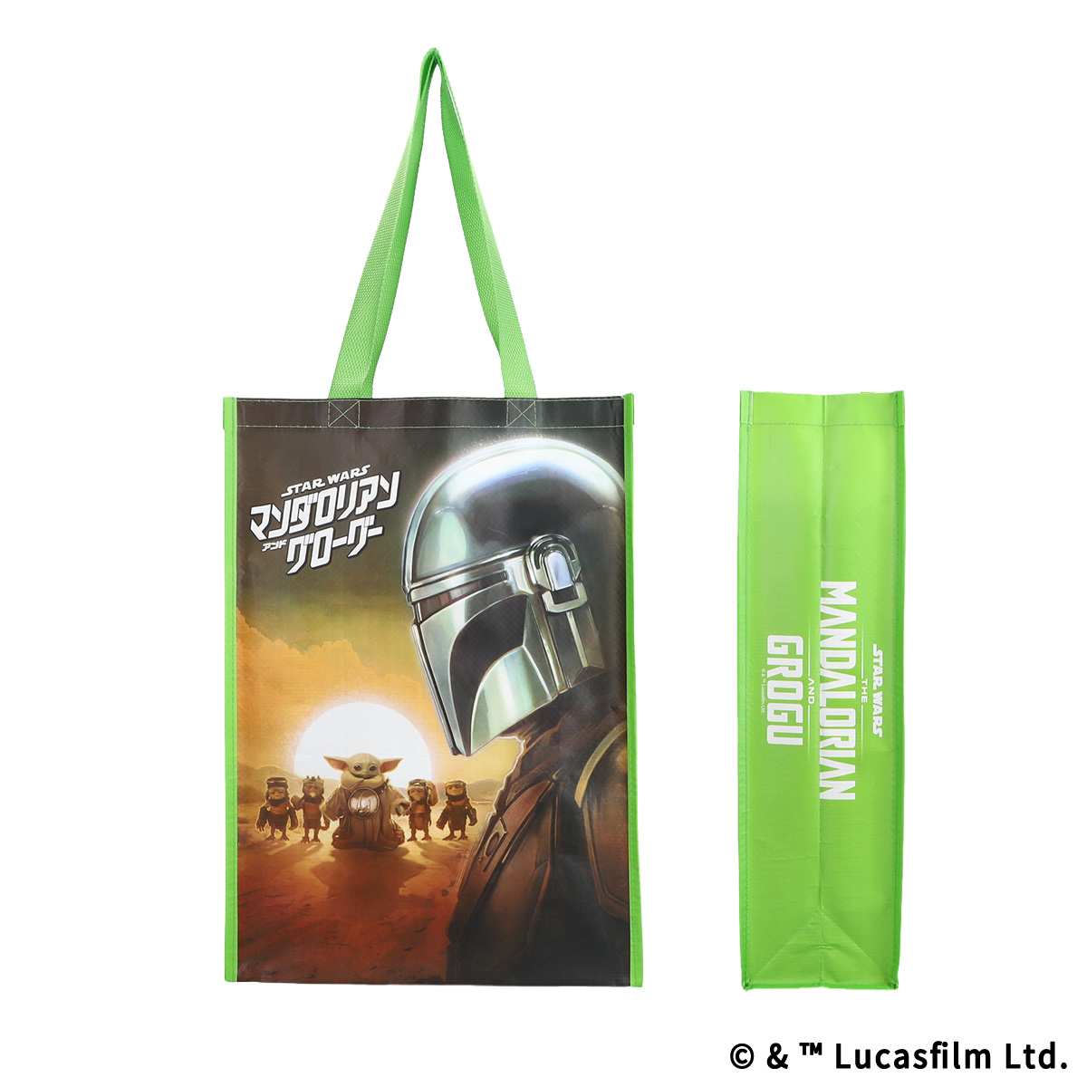 STAR WARS／マンダロリアン・アンド・グローグー ショッピングバッグ グローグー&アンゼラン