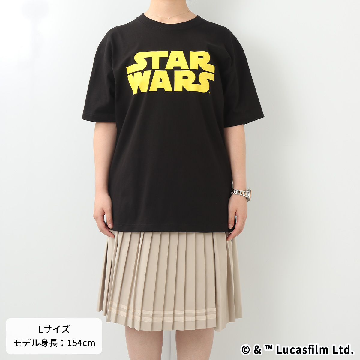 STAR WARS ロゴ・オープニング クロール エピソード4 Tシャツ
