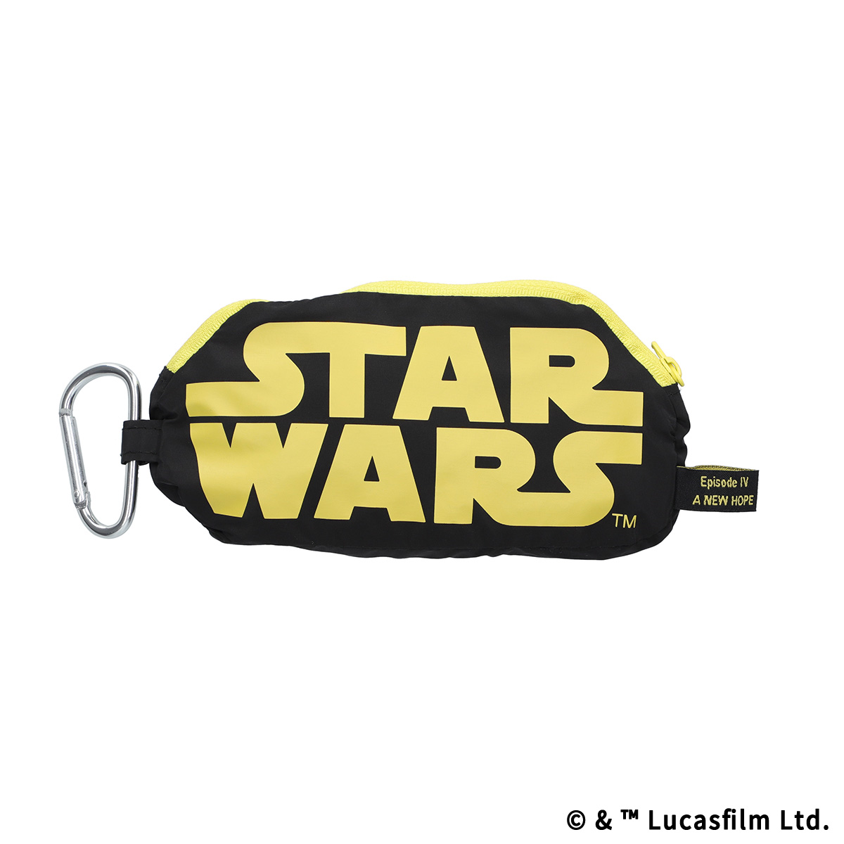 STAR WARS ロゴ・オープニングクロール エピソード4 コンパクトエコバッグ