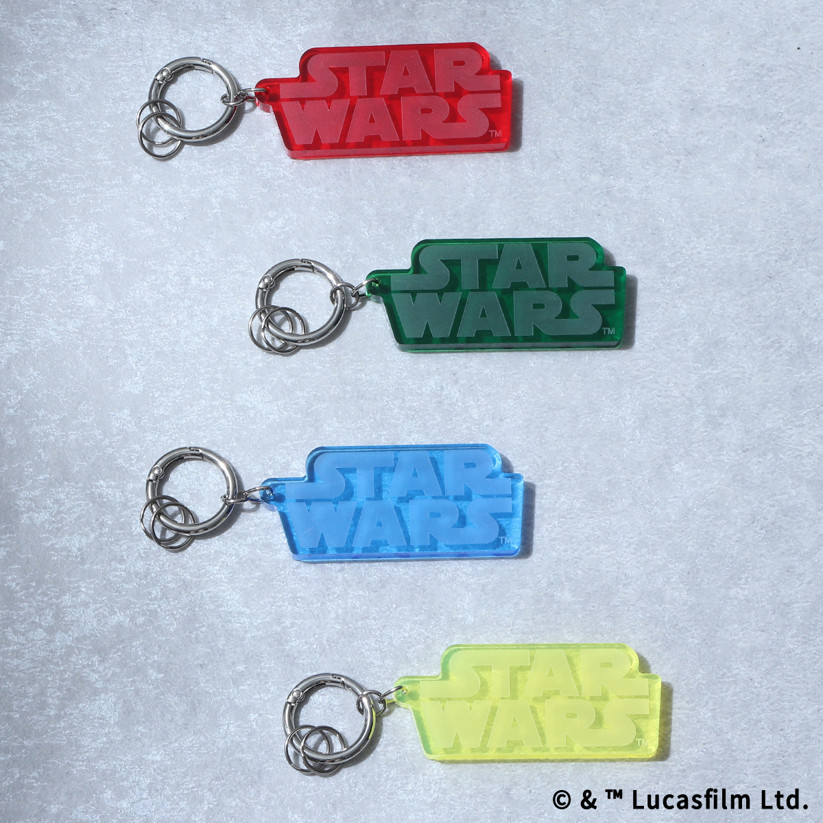 STAR WARS ロゴアクリルキーホルダー ブルー | スター・ウォーズ