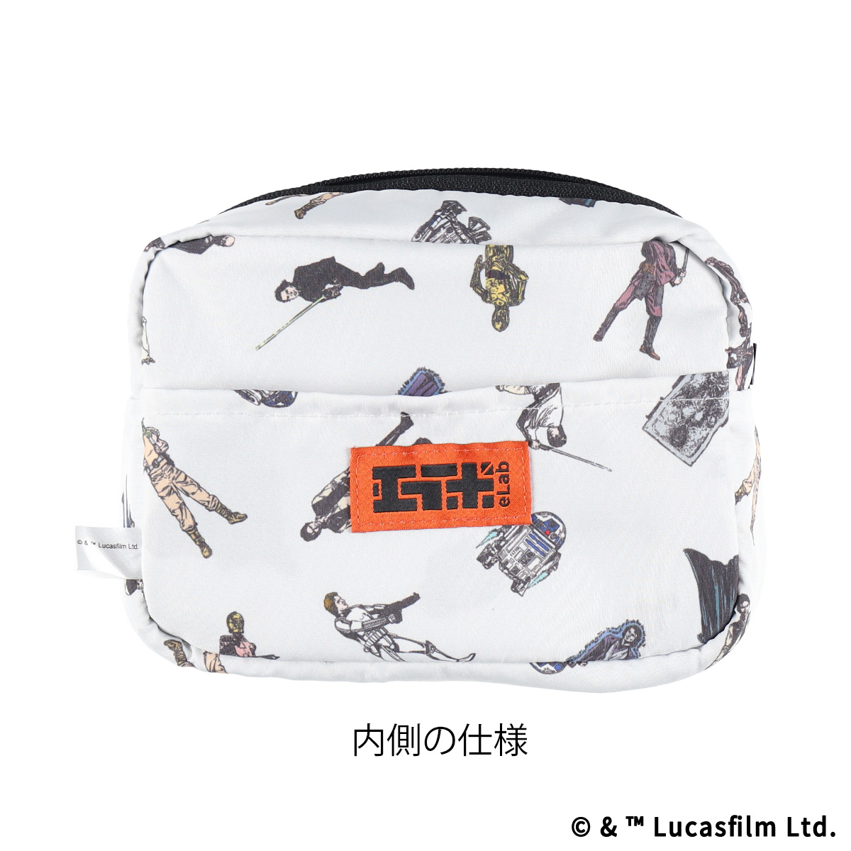 STAR WARS eLab BASIC スクエアポーチ ブラック
