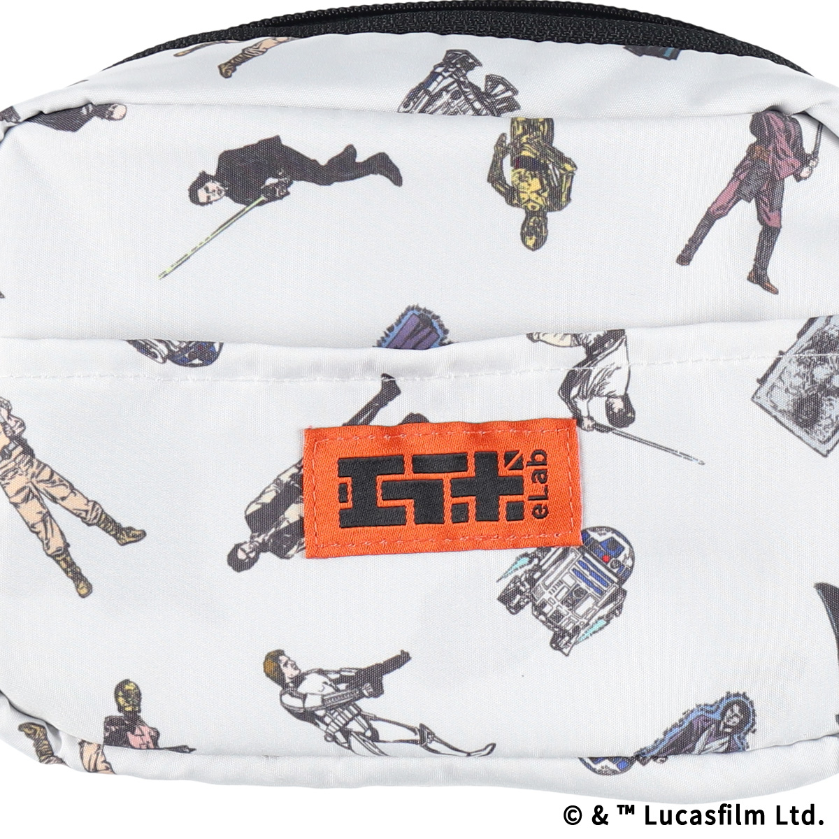 STAR WARS eLab BASIC スクエアポーチ ブラック
