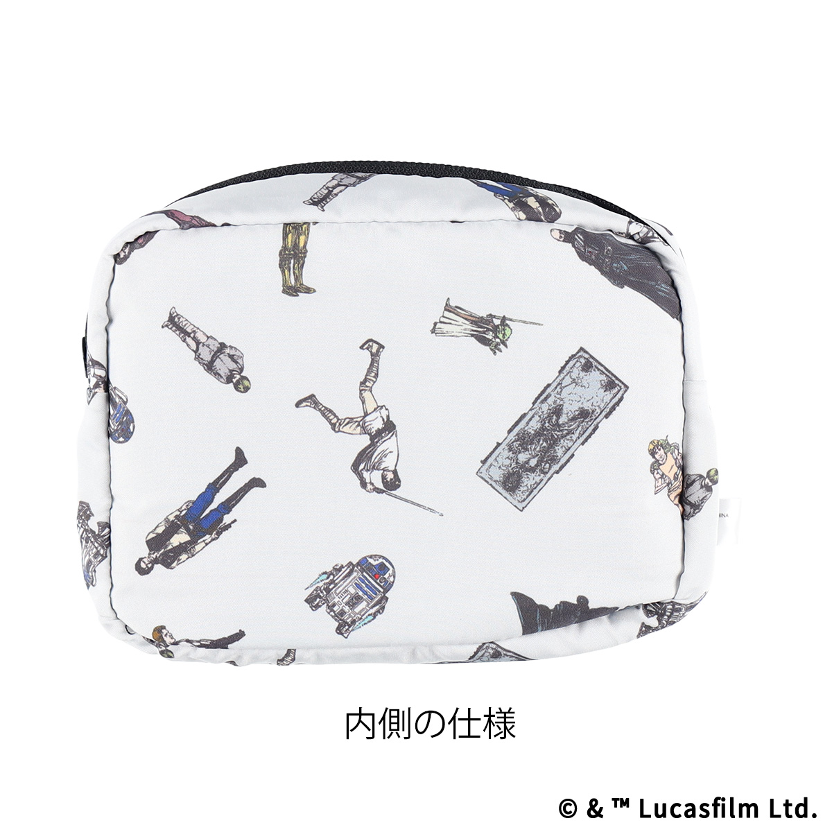 STAR WARS eLab BASIC スクエアポーチ ブラック