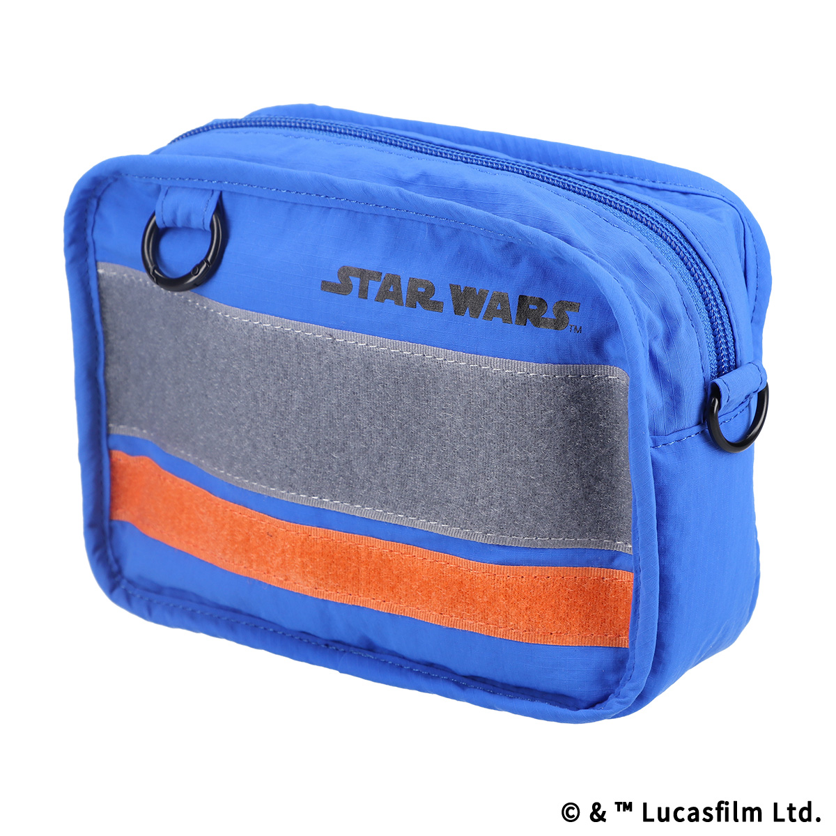 STAR WARS eLab BASIC スクエアポーチ ブルー