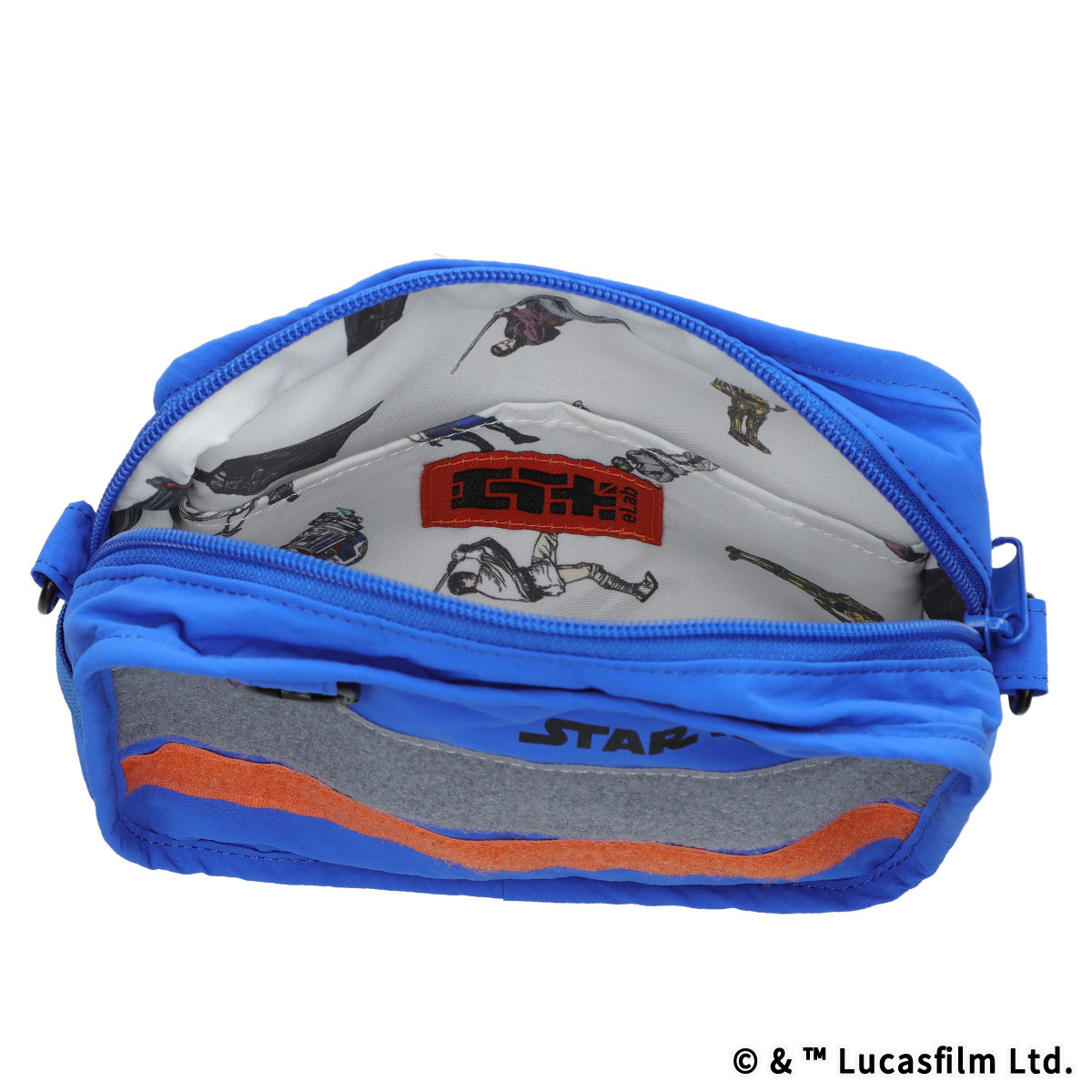 STAR WARS eLab BASIC スクエアポーチ ブルー