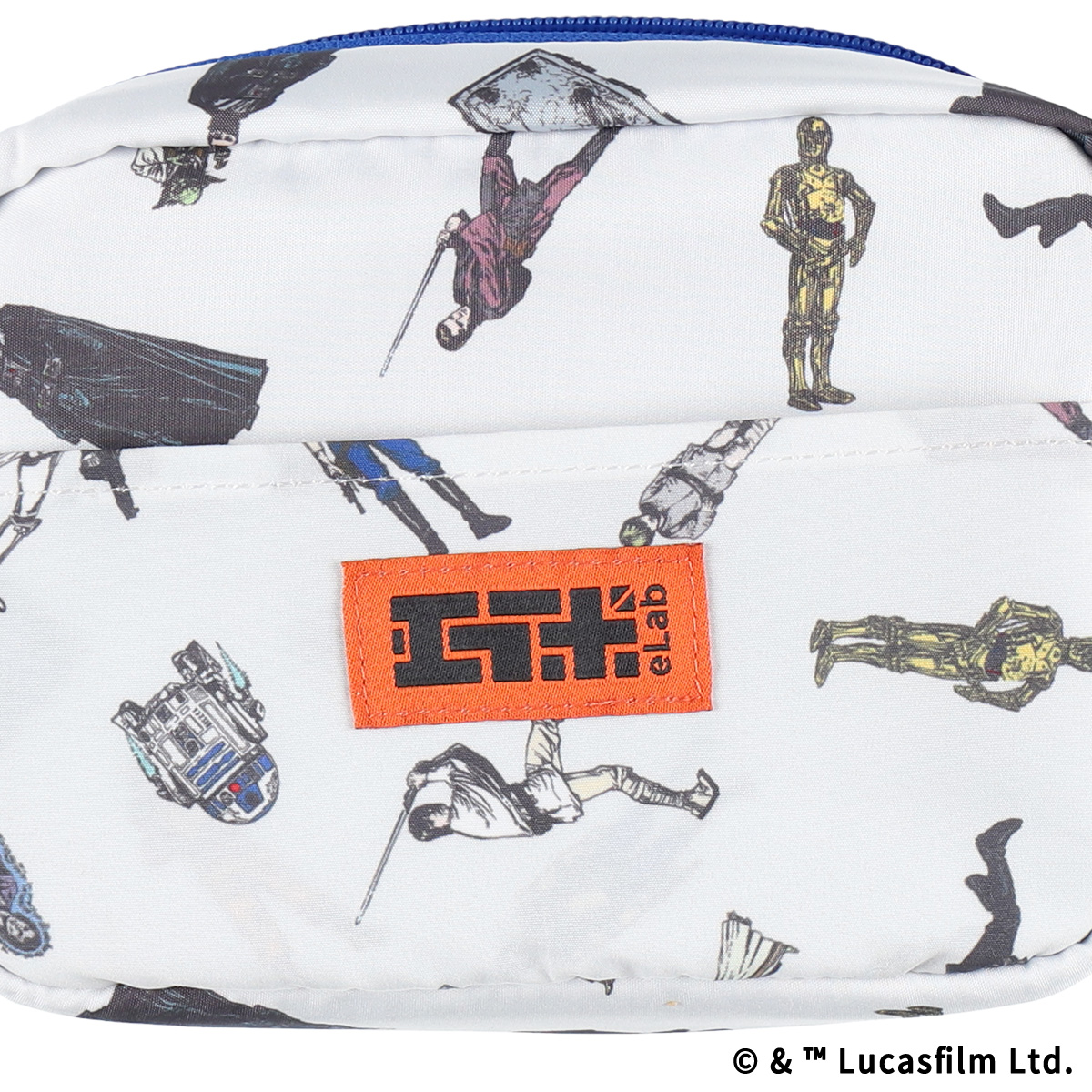 STAR WARS eLab BASIC スクエアポーチ ブルー