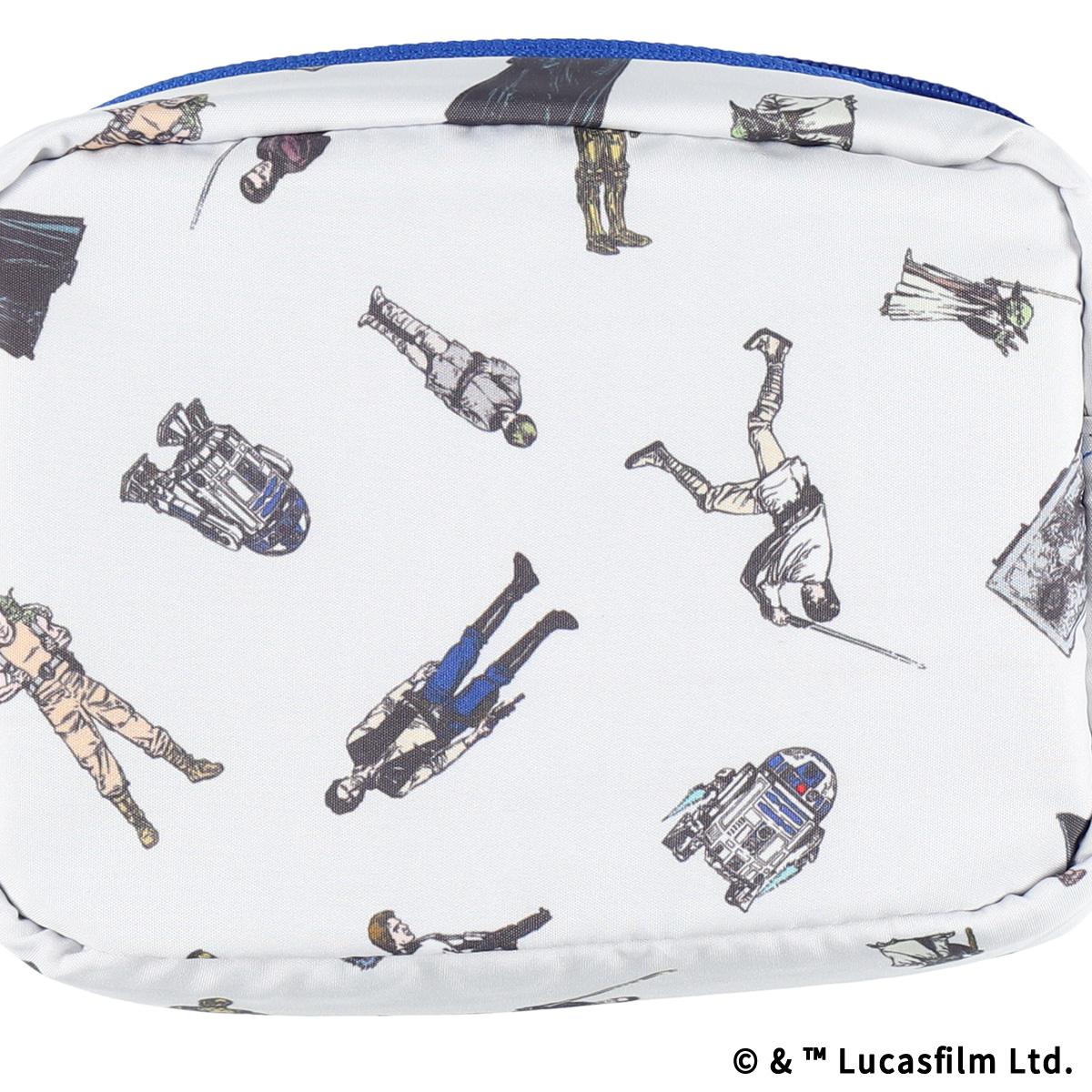 STAR WARS eLab BASIC スクエアポーチ ブルー