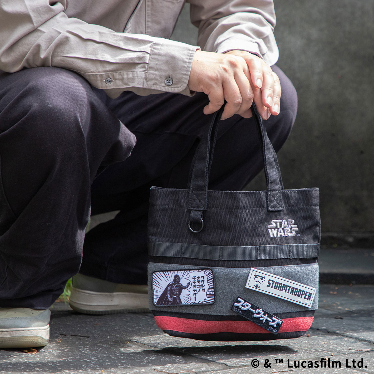 STAR WARS eLab BASIC ミニキャンバストートバッグ ブラック