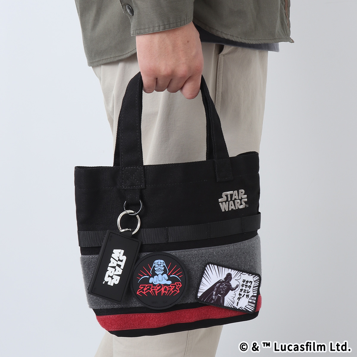 STAR WARS eLab BASIC ミニキャンバストートバッグ ブラック