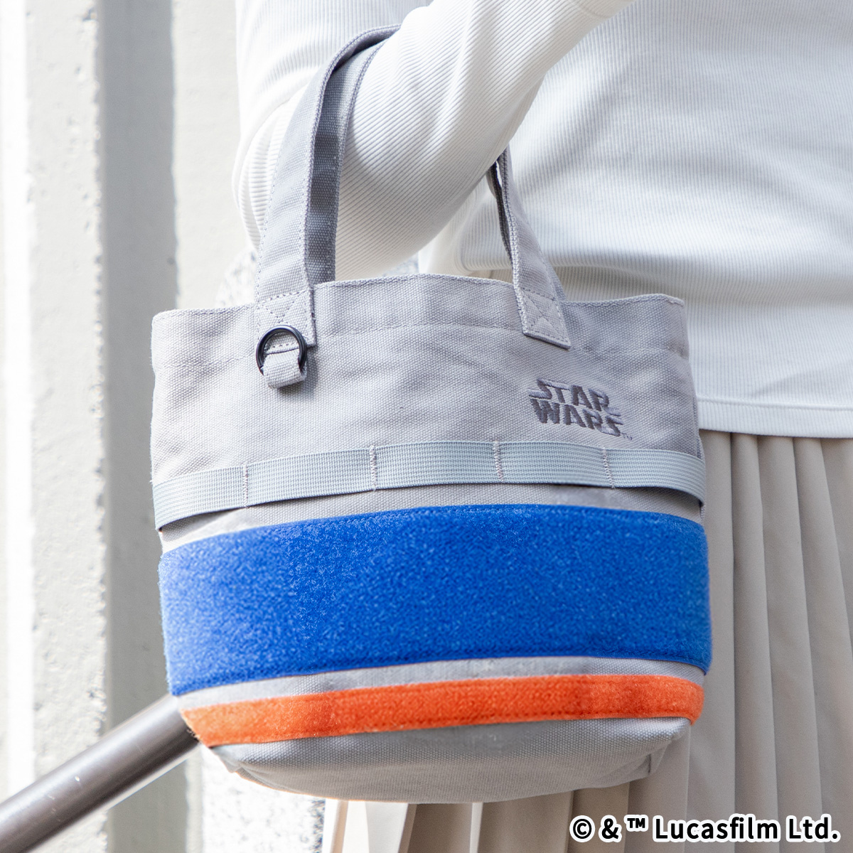 STAR WARS eLab BASIC ミニキャンバストートバッグ グレー