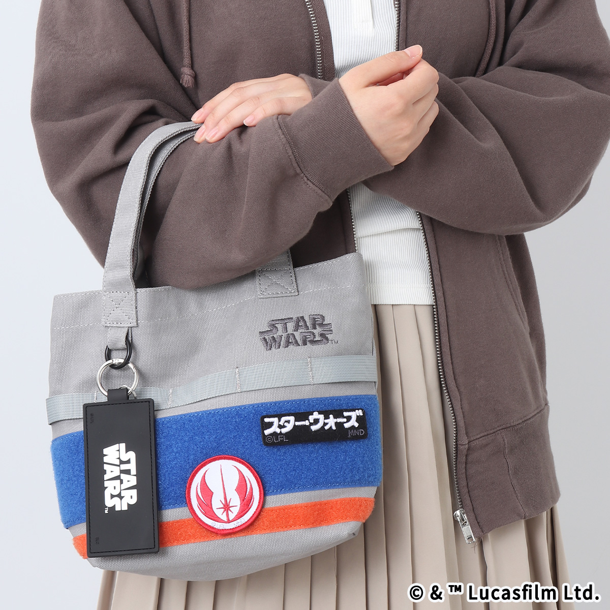 STAR WARS eLab BASIC ミニキャンバストートバッグ グレー