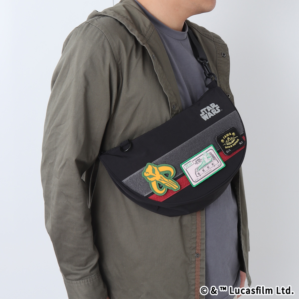 STAR WARS eLab BASIC ラウンドショルダーバッグ ブラック