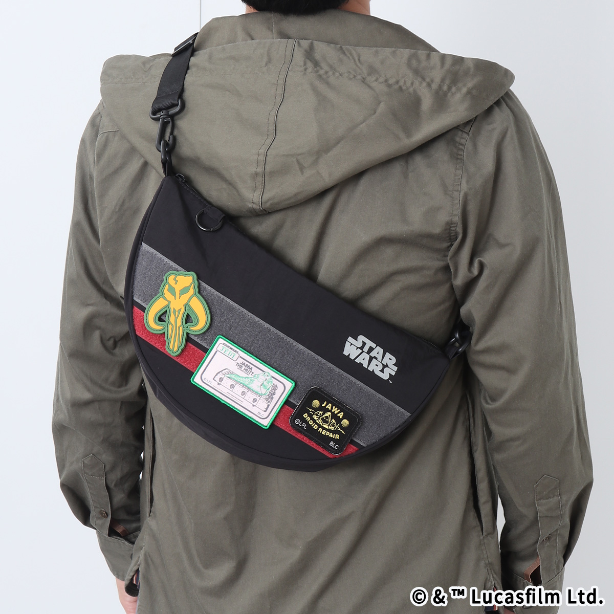STAR WARS eLab BASIC ラウンドショルダーバッグ ブラック