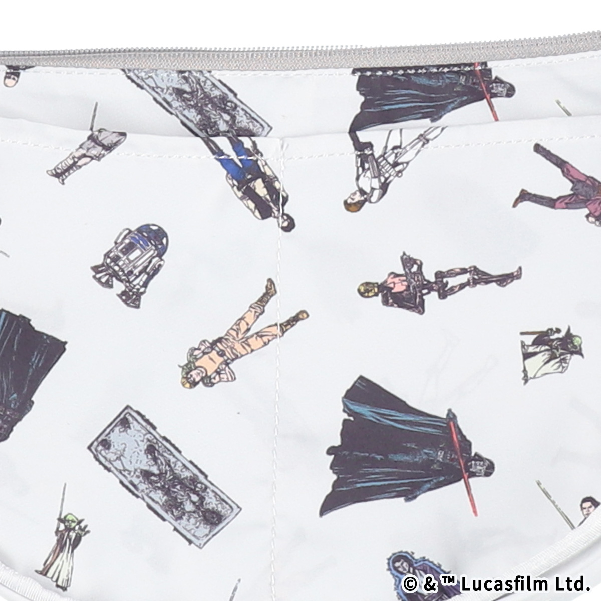 STAR WARS eLab BASIC ラウンドショルダーバッグ グレー