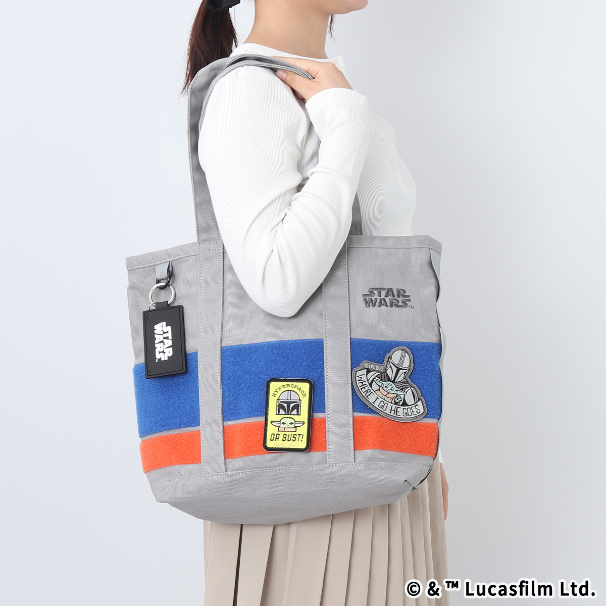 STAR WARS eLab BASIC キャンバストートバッグ グレー | スター