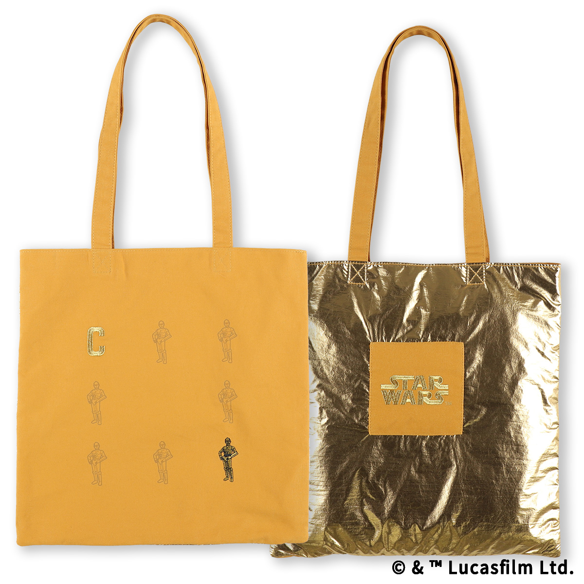 STAR WARS COLORS トートバッグ C-3PO | スター・ウォーズ ストア by